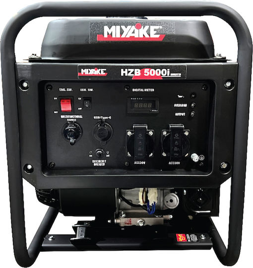 Miyake Generator Inverter Gasoline Four-stroke with Maximum Power 1.25kVA