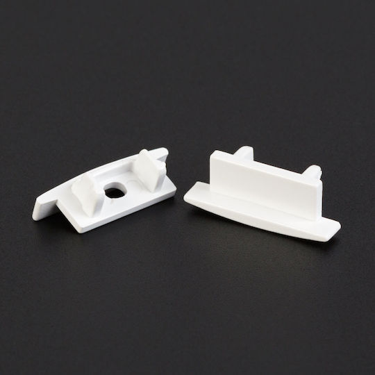 Led Aluminum Profile Covers 41011 2 Pcs White