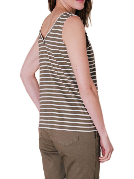 C'est Beau La Vie Blouse Für Damen In Olivgrün C'est Beau La Vie Blouse Für Damen In Olivgrün