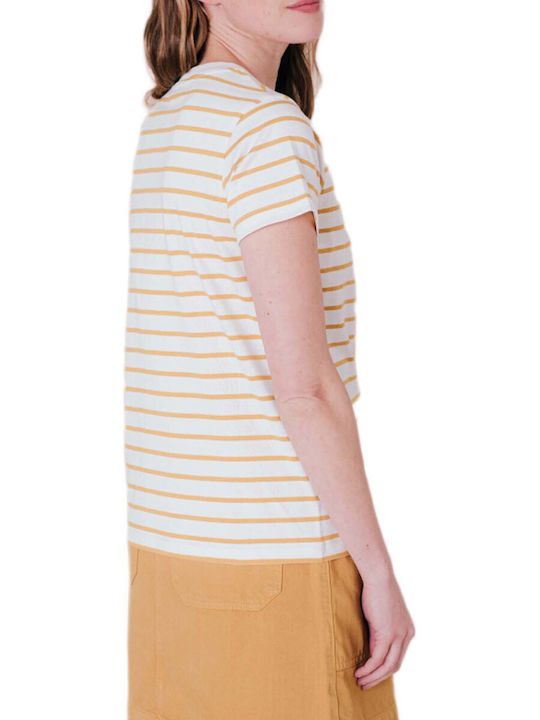 C'est Beau La Vie T-Shirt Μπεζ