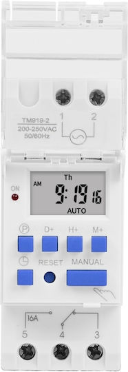 Sinotimer Instrument de Măsură pentru Panou Electric Digital pe Șină Monofazat