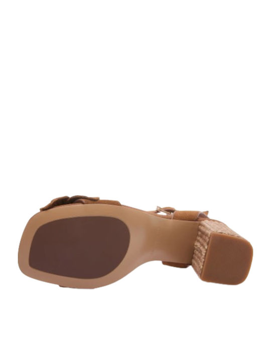Damen Sandalen Braun