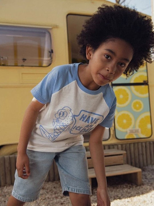 Kids Top Short-sleeved White Zosolti4