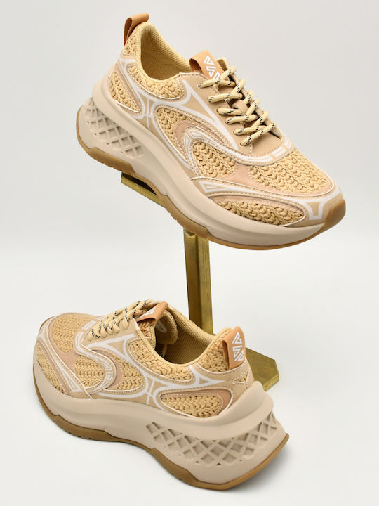 Adidași Chunky Pentru Femei Bej