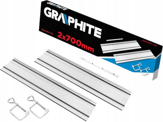 Guide Rails 2 X 700 Mm Connector 2 Clamps