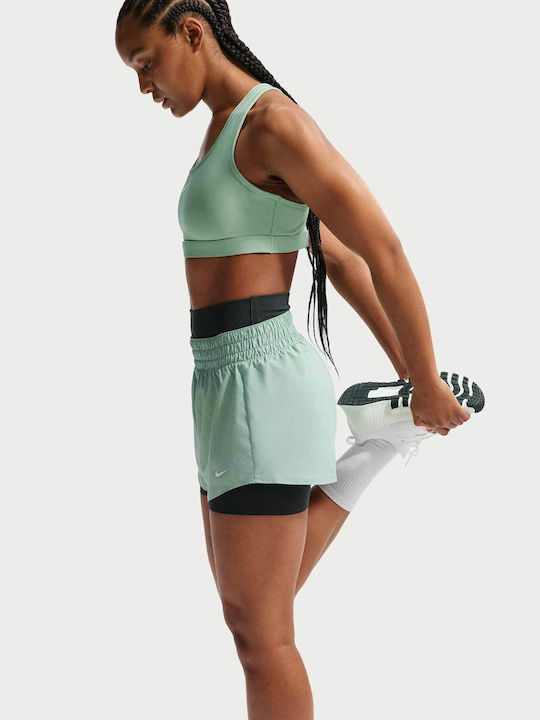 One Γυναικείο Αθλητικό Σορτς Dri-Fit Br Green