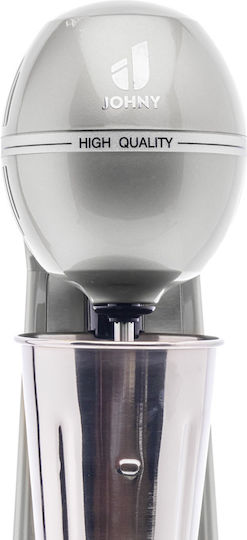 Johny Commercial Coffee Frother Ακ/2-2τ in Silver Color with 2 Speeds