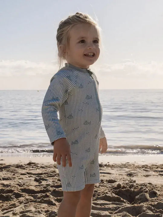 Little Dutch Kids One-Piece Swimsuit With Long Sleeve Ocean Adventure