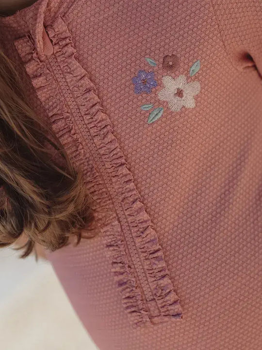 Little Dutch Παιδικό Μαγιό Ολόσωμο Dreamy Pink Sparkle