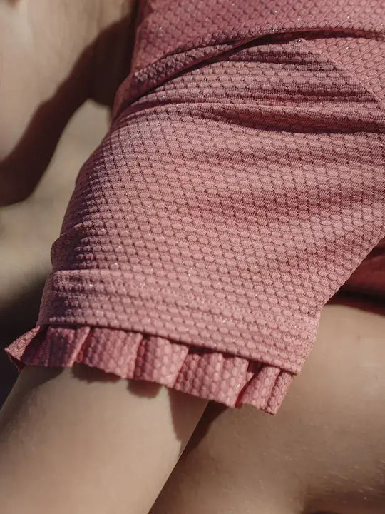 Little Dutch Παιδικό Μαγιό Ολόσωμο Dreamy Pink Sparkle