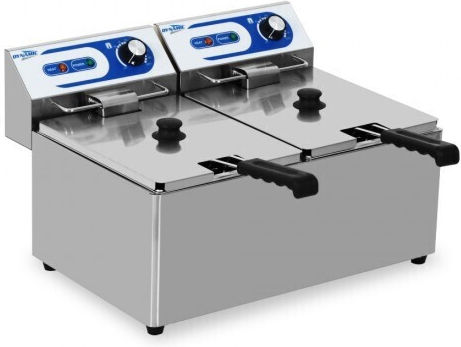 Dynamic Electric Fryer Double Capacity 2x8lt