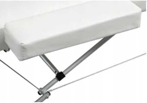 Folding Portable Foldable White Physiotherapy Bed Made of Aluminum 215x60cm