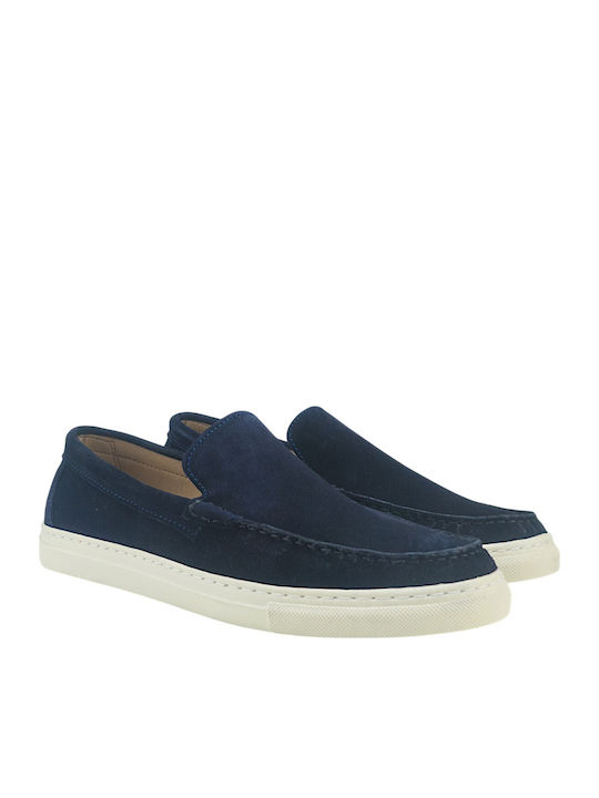 Herren Mokassins in Blau Farbe
