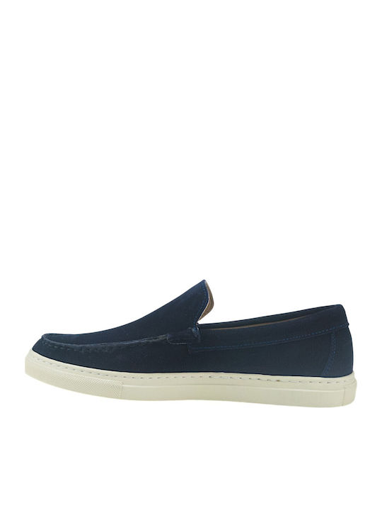 Herren Mokassins in Blau Farbe