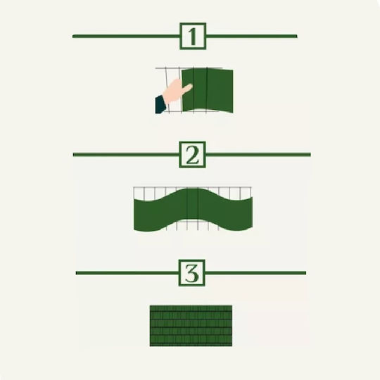 Bandă Pentru Gard Măsurând 19 Cm X 35 M 20 Cleme Densitate 450/m2 Ideală Pentru Acoperirea Gardurilor Balcoanelor Teraselor Balustradelor Zonelor De Colectare A Deșeurilor Rezistentă La UV Gri Închis