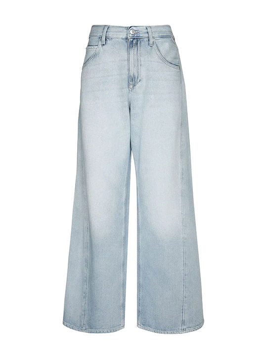 Narja Women's Jean Pants with Rips in Baggy Leg Style