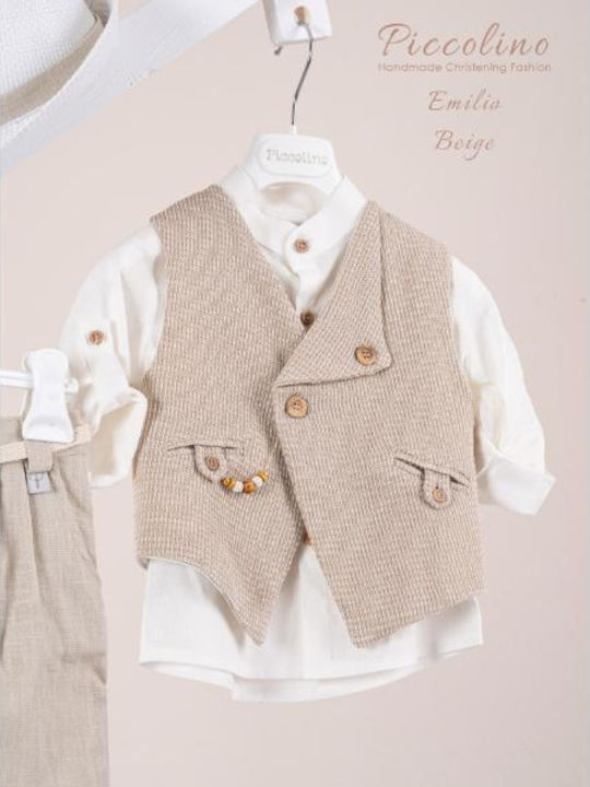 Piccolino Taufkleidung Für Jungen Emilio Beiges