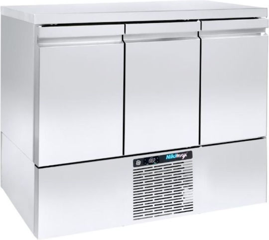 Niki Inox PS GN 134K Bancă de conservare și congelare a peștelui Înălțime 115xLungime 134xAdâncime 70cm PS GN 134K
