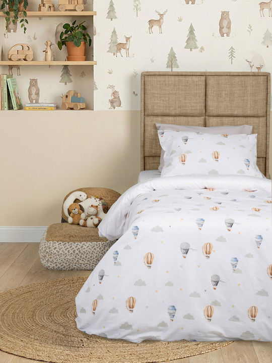 Sunshine Set Cearceafuri Single Cu Elastic Bumbac Cotton Feelings 48 105x205cm