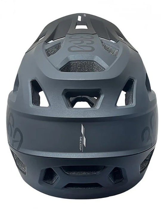 Integra Vollgesicht Fahrradhelm Schwarz