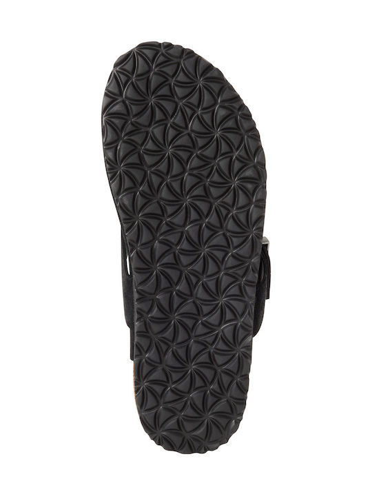 Tamaris Women's Leather Anatomic Clogs Black