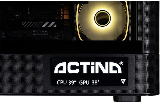 Actina 5901443441908 Gaming Desktop PC (Ultra 7-270K Plus/32GB DDR5/1TB SSD/GeForce RTX 5080/No OS)