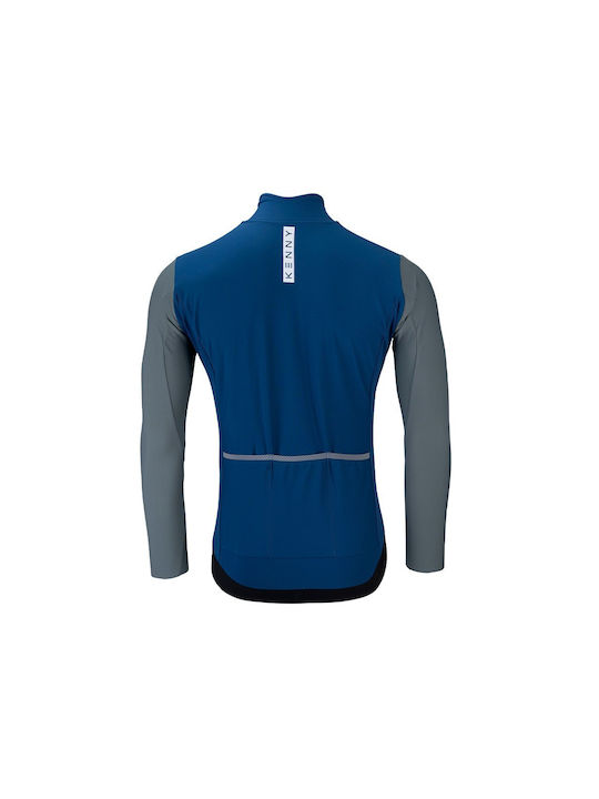 Kenny Men's Long Sleeve Mountain Bike Blue Jersey