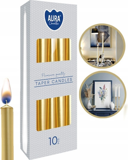 Aura Glass Διακοσμητικό Φωτιστικό Κερί 10τμχ 2.3x2.3εκ.