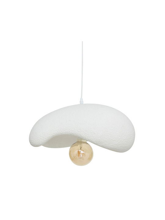 A-s Teiva Pendul Alb cu Soclu E27 80cm