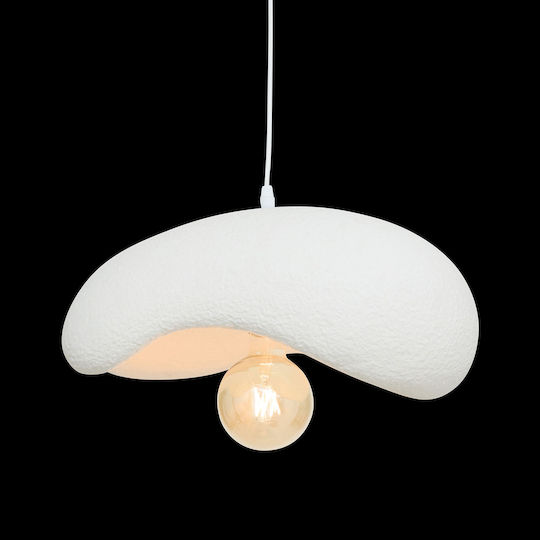 A-s Teiva Pendul Alb cu Soclu E27 80cm