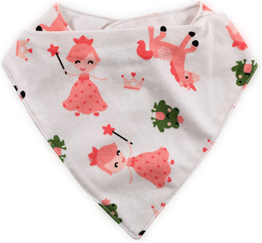 Lorelli Pink Hearts Bandana 100% Cotton with Hoop & Loop Fastener Pink Hearts