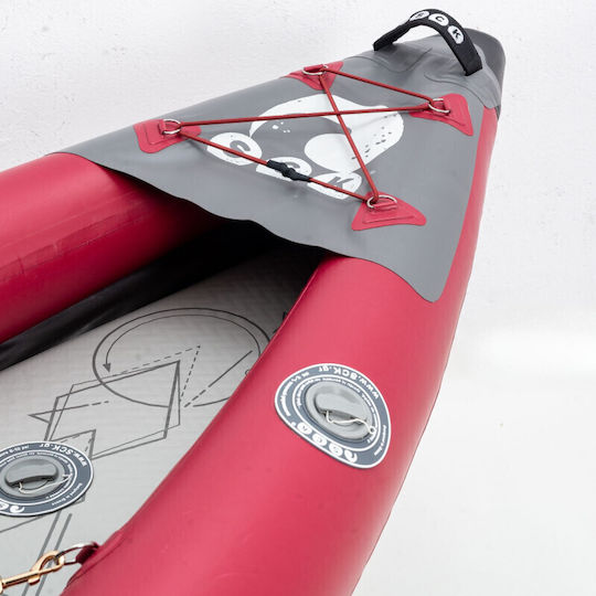 SCK 0202-12749 Plastic Sea Kayak 2 People Gray