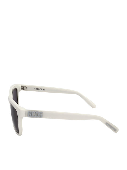 GCDS Unisex Γυαλιά Ηλίου με Λευκό Σκελετό GD0049