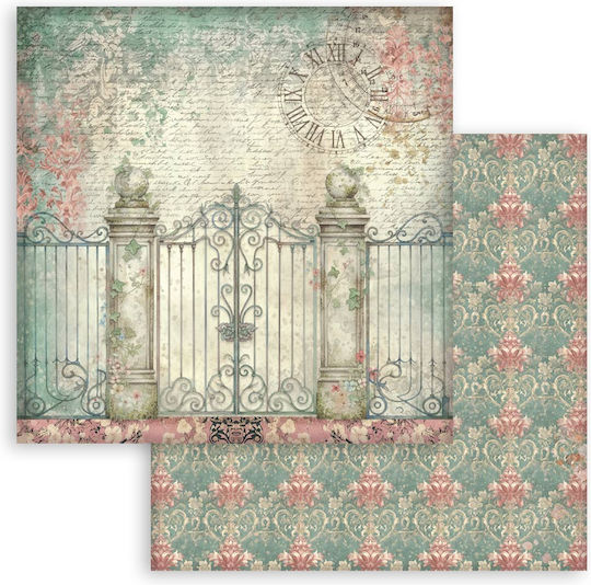 Χαρτιά Scrapbooking 10τεμ 20.3×20.3cm Stamperia Gardens Time Backgrounds