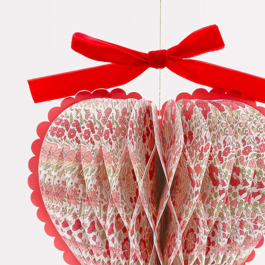 Hanging Decorative Honeycomb Hearts Liberty 3 Pieces