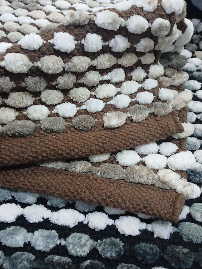 Kitchen Mat Runner Brown 65x135cm