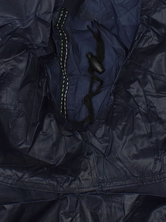 Raincoat Waterproof Material Snaps Buticcochet Navy Pel202