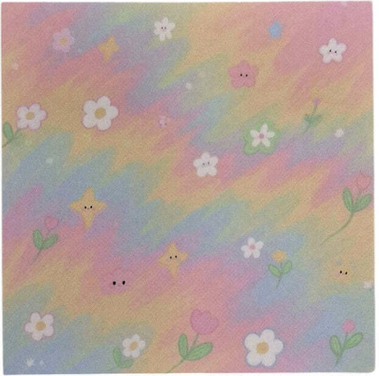 Notizblöcke Sticky Notes 7,5x7,5 cm Rainbow 2 Designs 100 Blätter