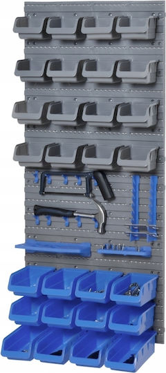 Wall Board Blue-grey Containers 44 Pieces