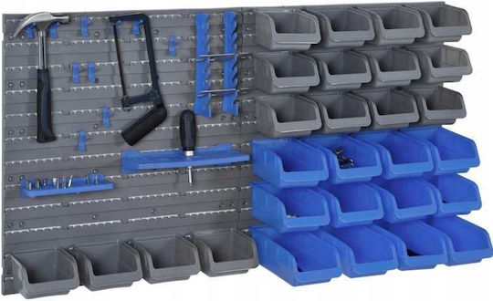 Wall Board Blue-grey Containers 44 Pieces