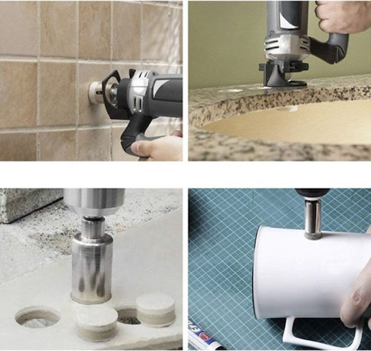 Ferăstrău De Găurit Tăiere Uscată Cu Diametru De La 6mm Până La 68mm Pentru Gresie 420gr