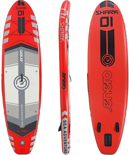 Enero Shark Aufblasbare SUP Board mit Länge 3.2m Rote