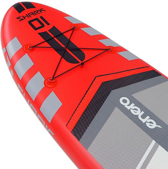 Enero Shark Aufblasbare SUP Board mit Länge 3.2m Rote