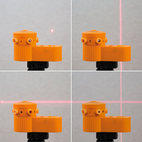 Laser-Nivelliergerät Mit Rotem Laserstrahl Und Arbeitsbereich 1m