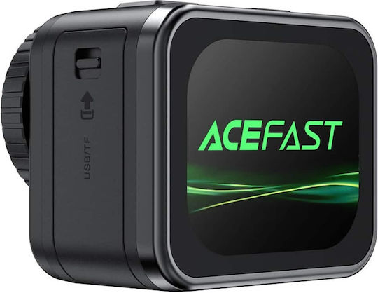 Acefast X1 Action Camera 4K Ultra HD Υποβρύχια με Οθόνη Αφής και Wi-Fi Μαύρη