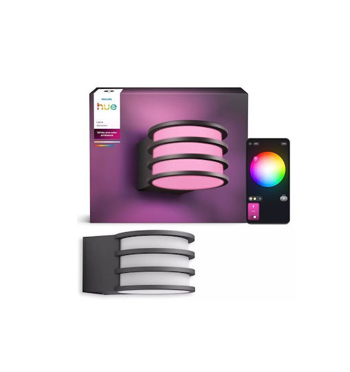 Philips Lucca Hue Wandmontierte Außenbeleuchtung