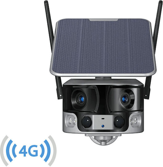 Taggo SOLAR-GJ-2-8MP-4G IP Termică Duală Cameră de Supraveghere 4G 4K Impermeabilă cu Baterie cu Comunicare Bidirecțională