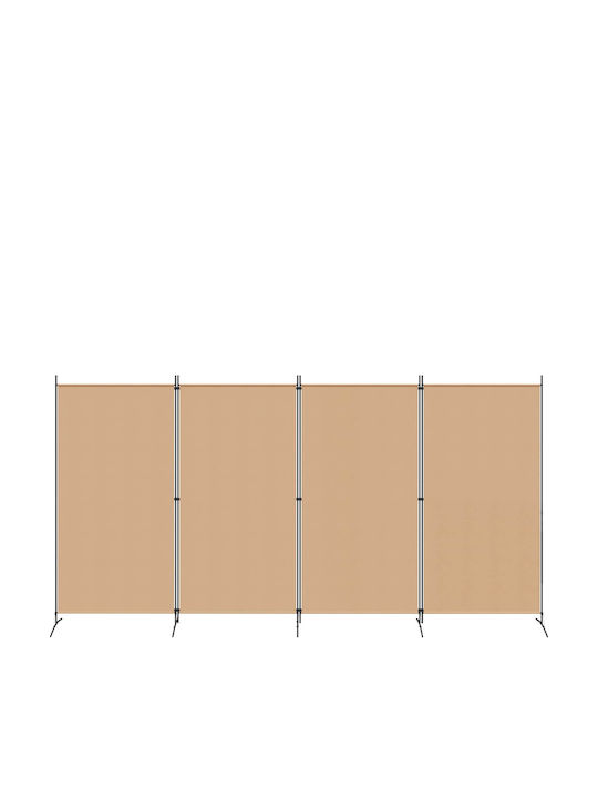 vidaXL Raumteiler Stoff 346x180cm