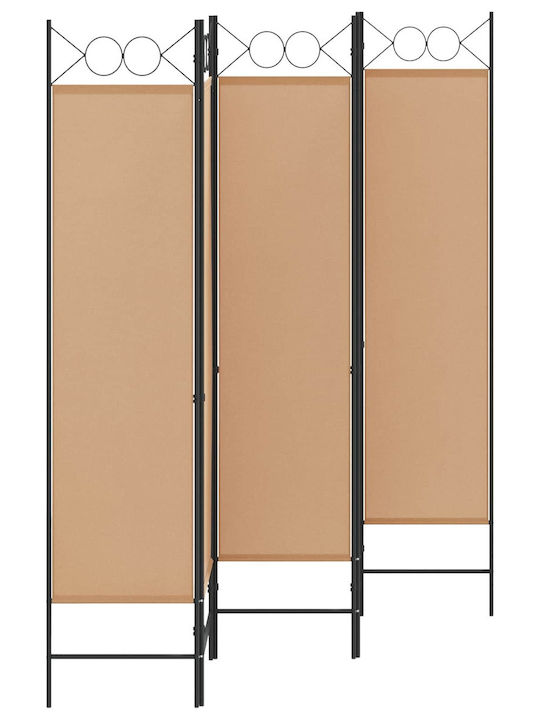 vidaXL Декоративен Параван Текстилен 200x180cm