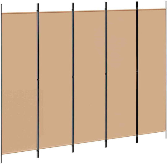 vidaXL Decorative Room Divider Fabric 250x200cm